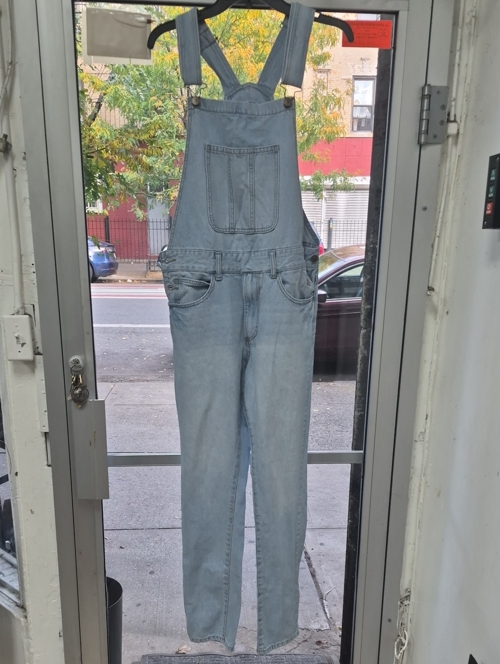 Light Wash Denim Overalls for Men - Classic Bib Jumpsuit